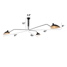 Charger l'image dans la galerie, medium size serge mouille light fixture