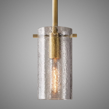 Load image into Gallery viewer, Lavelle - Cylindrical Textured Glass Pendant Lights