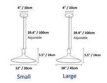Charger l'image dans la galerie, Joplin LED Pendant Dimensions
