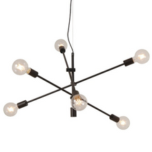 Load image into Gallery viewer, Modern Angled Multi-Bulb Pendant Light Fixture