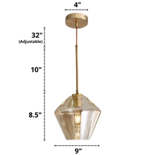 Charger l'image dans la galerie, Felix - Suspensions modernes en verre