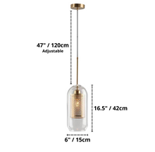 Load image into Gallery viewer, Adonia - Glass Pendant Lights