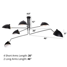Charger l'image dans la galerie, Richmond - Plafonnier à bras multiples