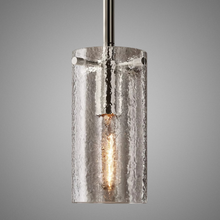 Load image into Gallery viewer, Lavelle - Cylindrical Textured Glass Pendant Lights