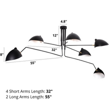 Charger l'image dans la galerie, Richmond - Plafonnier à bras multiples