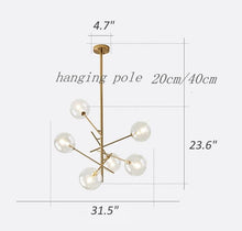 Charger l'image dans la galerie, Jax European Chandelier Dimensions