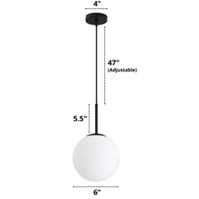 Load image into Gallery viewer, Nordic Glass Pendant Lights