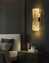 Charger l'image dans la galerie, Vena - Applique murale en cristal de verre texturé