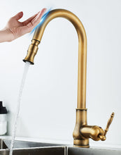 Load image into Gallery viewer, Antique Bronze Touch Control Kitchen Faucet
