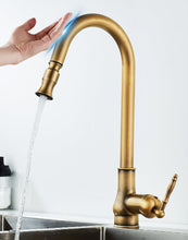 Load image into Gallery viewer, Antique Bronze Touch Control Kitchen Faucet