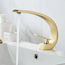 Load image into Gallery viewer, Modern Curved Bathroom Faucet