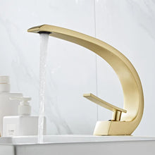 Load image into Gallery viewer, Modern Curved Bathroom Faucet