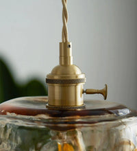 Load image into Gallery viewer, Vintage Hand-Blown Glass Pendant Lights