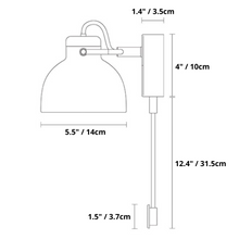 Charger l'image dans la galerie, Jakub modern wall lamp dimensions