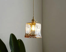 Load image into Gallery viewer, Vintage Hand-Blown Glass Pendant Lights