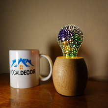 Load image into Gallery viewer, colorful wood base table lamps