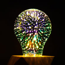 Load image into Gallery viewer, close-up LED bulb colorful galaxy table light