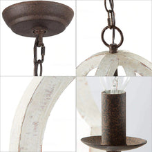 Charger l'image dans la galerie, Hadwin - Suspensions en bois rustique