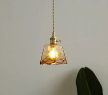 Load image into Gallery viewer, Vintage Hand-Blown Glass Pendant Lights