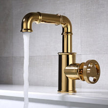 Load image into Gallery viewer, Retro Brass Bathroom Faucet