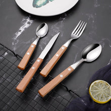 Load image into Gallery viewer, modern stainless stell food grade silverware set