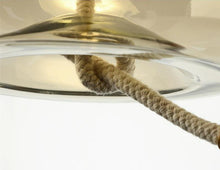 Charger l'image dans la galerie, Suspensions nordiques en corde et verre