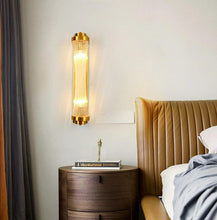 Charger l'image dans la galerie, Applique murale moderne à colonne en verre