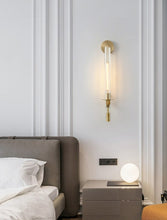 Load image into Gallery viewer, Modern Fluted Glass Wall Sconce
