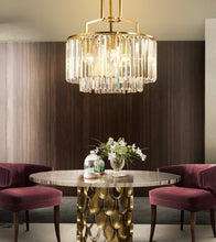 Charger l'image dans la galerie, copper and glass modern interior design chandelier