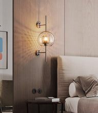 Load image into Gallery viewer, Thatcher - Modern Honeycomb Brass & Glass Wall Sconce
