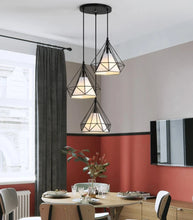 Load image into Gallery viewer, Vintage Wrought Iron Light Fixture