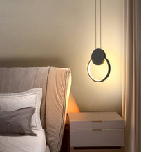 Charger l'image dans la galerie, Oval shape modern bedside pendant lights