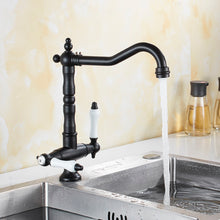 Load image into Gallery viewer, Vintage Brass Two-Handle Faucet