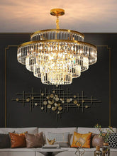 Load image into Gallery viewer, Modern Glass Crystal Chandelier