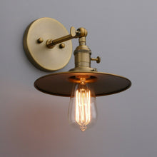 Load image into Gallery viewer, retro brass wall sconce
