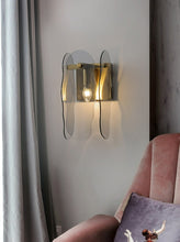 Load image into Gallery viewer, Terez - Glass & Copper Contemporary Wall Sconce