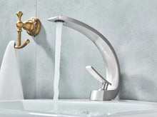 Load image into Gallery viewer, Modern Curved Bathroom Faucet