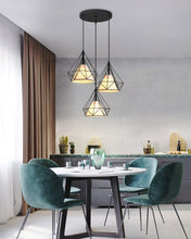 Load image into Gallery viewer, Vintage Wrought Iron Light Fixture