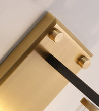 Load image into Gallery viewer, Copper & Glass Column Wall Sconce