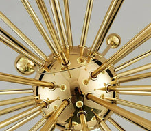 Load image into Gallery viewer, Fleur - Frosted Glass Multi-Bulb Art Deco Chandelier