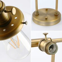Charger l'image dans la galerie, antique brass finish three bulb sconce hardware