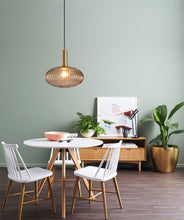 Charger l'image dans la galerie, dome style amber glass dining pendant light