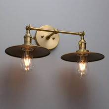Load image into Gallery viewer, Two-Bulb Olson Rustic Wall Sconce