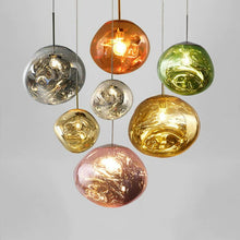 Load image into Gallery viewer, Modern warped glass pendant lights