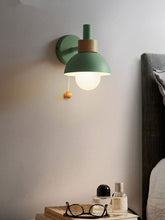Load image into Gallery viewer, Colorful Nordic Pull Switch Wall Sconce