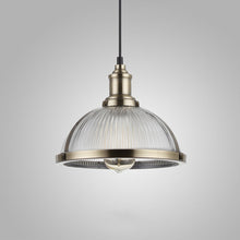 Cargar imagen en el visor de la galería, glass and metal trim classic american pendant light
