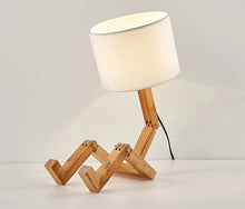 Charger l'image dans la galerie, Foldable wooden desk lamp