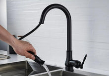 Load image into Gallery viewer, Black Touch Control Kitchen Faucet