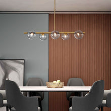 Load image into Gallery viewer, Transparent glass modern light fixture