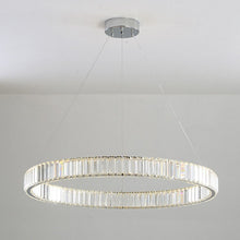 Load image into Gallery viewer, Harper - Modern Glass Crystal Ring Chandelier